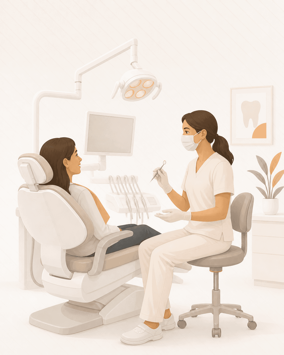 Dental playbook illustration